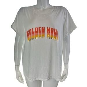 Lane Bryant Golden Hour Graphic Classic Crew Neck Tee Size 26/28 Retro